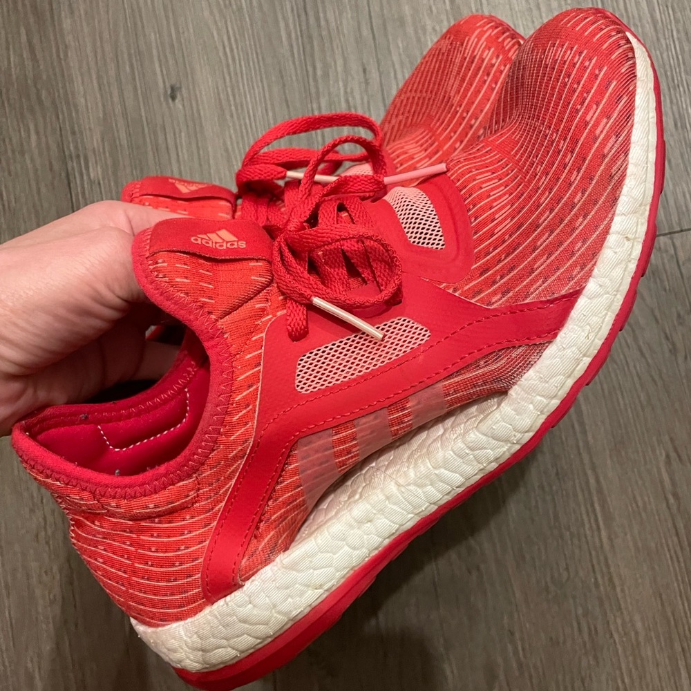 Red Adidas Boost Womens 9
